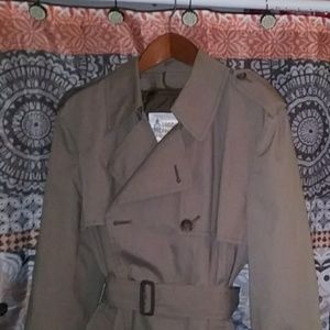 London Fog, Belted, Double-breasted Trench Coat